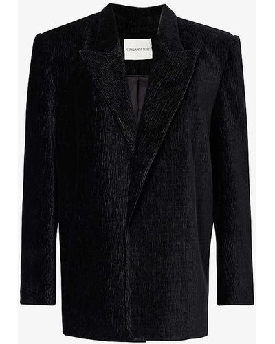 Camilla & Marc Piper Relaxed-fit Stretch-woven Jacket - Black
