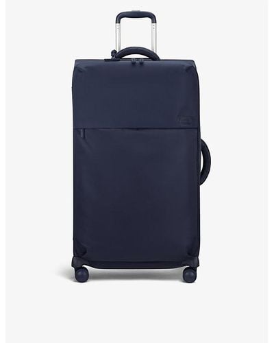 Lipault Vy Plume Very Long Nylon Suitcase - Blue