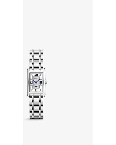 Longines L52554756 Dolcevita Stainless-steel Quartz Watch - White