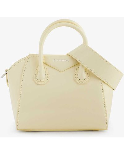 Givenchy Antigona Toy Leather Top Handle Bag - Natural