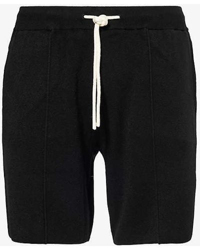 PAIGE Hanser Relaxed-fit Knitted Shorts - Black