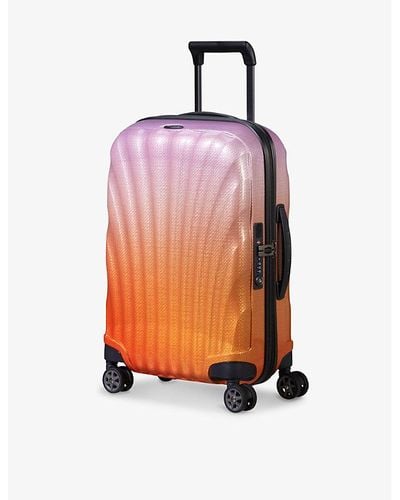 Samsonite C-lite Spinner Hard Case 4 Wheel Cabin Suitcase 55cm - Orange