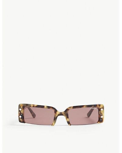 Vogue Gigi Hadid Vo5280 Rectangle-frame Sunglasses - White