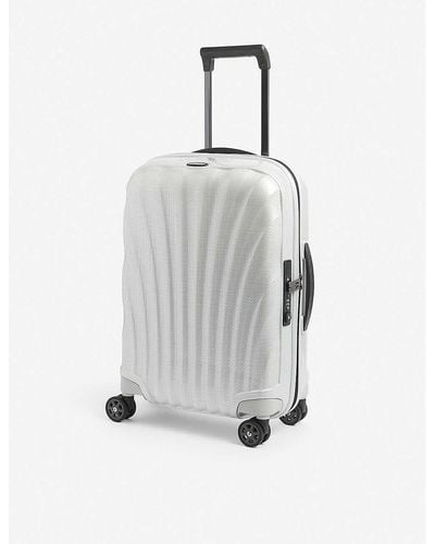 Samsonite C-lite Spinner Hard Case 4 Wheel Cabin Suitcase 55cm - White