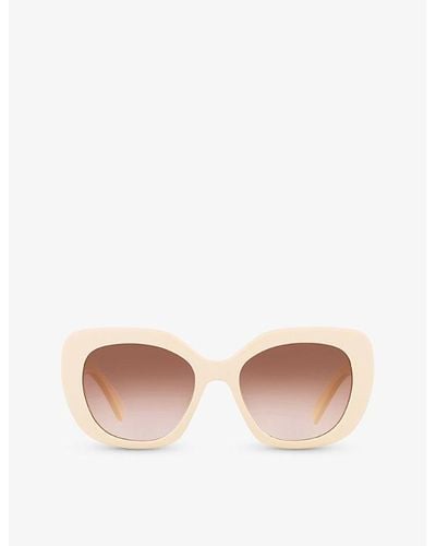 Celine Cl000366 Cl40226u Butterfly-frame Acetate Sunglasses - Pink