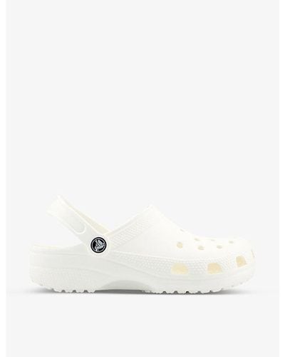 Crocs™ Classic Waterproof Rubber Clogs - White