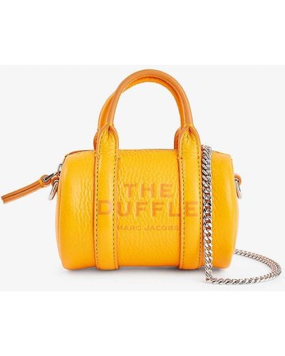 Marc Jacobs The Nano Duffle Leather Charm Bag - Yellow