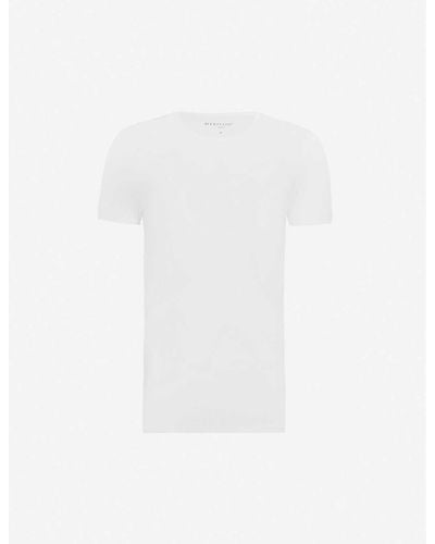 Derek Rose Crewneck Modal T-shirt - White