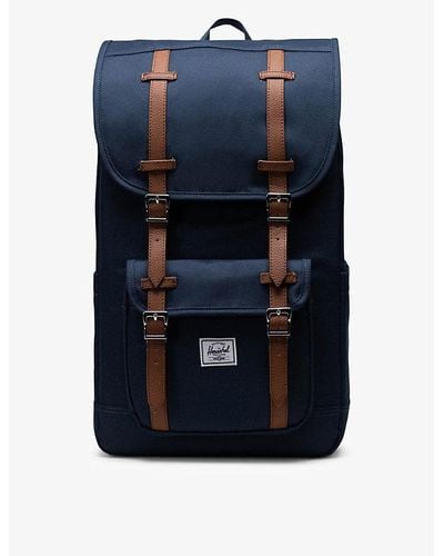 Herschel Supply Co. Vy Little America Recycled-polyester Backpack - Blue