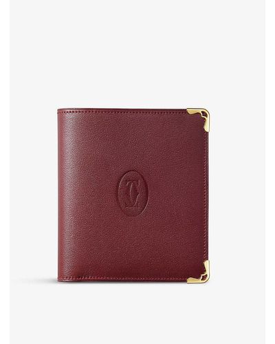 Cartier Must De Leather Wallet - Red