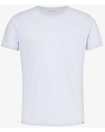 Orlebar Brown Ob-t Short-sleeved Linen T-shirt - White