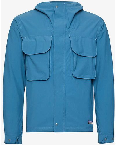 Patagonia Isthmus Flap-pocket Boxy-fit Stretch-woven Jacket - Blue