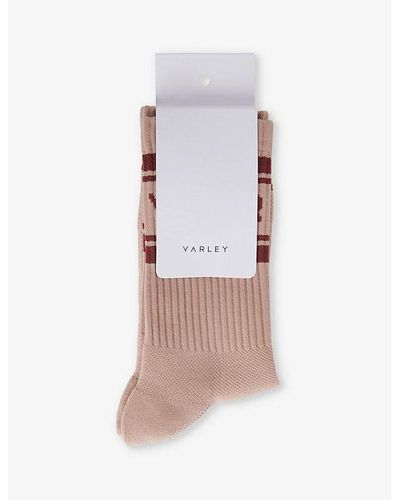 Varley Astley Branded Stretch-woven Socks - Multicolor