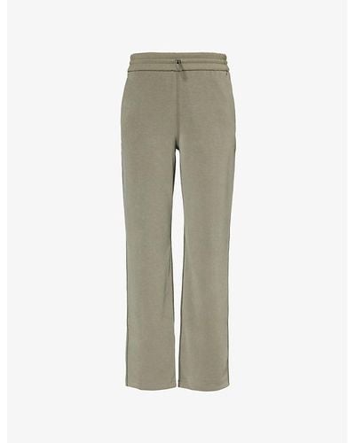 lululemon Softsreme Straight-leg Mid-rise Recycled Polyester-blend Trousers - Grey