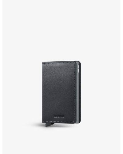 Secrid Slimwallet Original Leather And Aluminium Card Holder - White