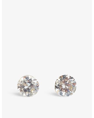 The Alkemistry Aria 18ct White-gold And 0.46ct Brilliant-cut Diamond Stud Earrings