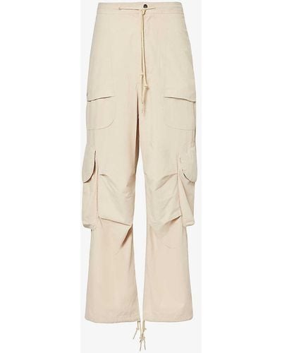 Entire studios Exclusive Freight Cotton Cargo Trousers - Natural