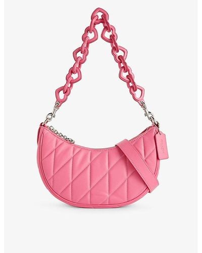 COACH Mira Leather Shoulder Bag - Pink