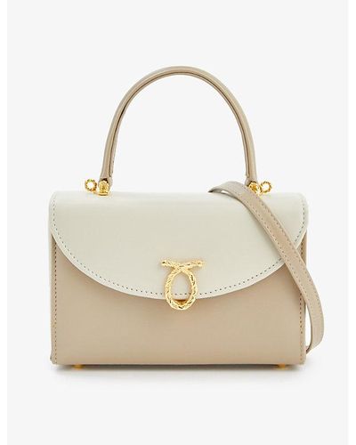 White Launer Bags For Women Lyst