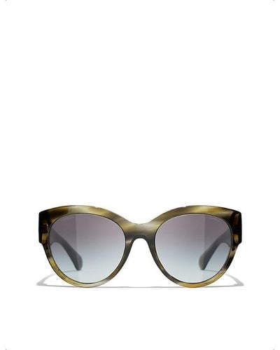 Chanel Butterfly Sunglasses - Gray