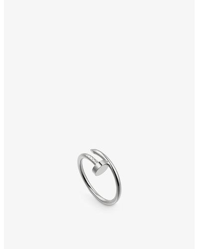 Cartier Juste Un Clou Small 18ct White-gold Ring