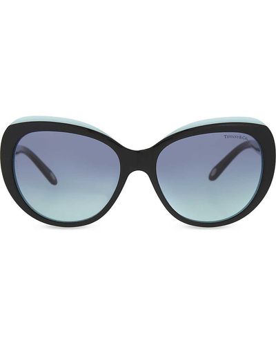Tiffany & Co. Tf4122 1837 Cat Eye-frame Sunglasses - Blue