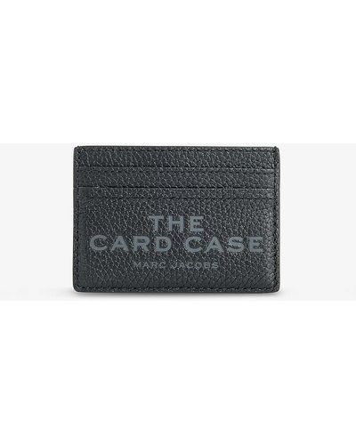 Marc Jacobs The Card Case Leather Card Case - Grey