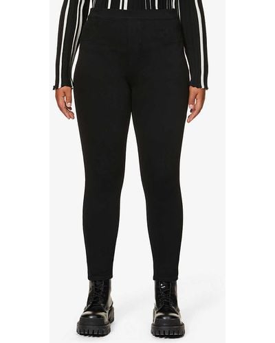 Spanx Jean-ish Cotton-blend leggings - Black