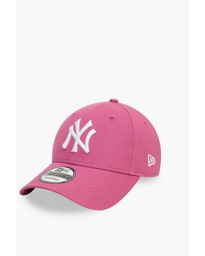 KTZ 9forty York Yankees Cotton Baseball Cap - Pink