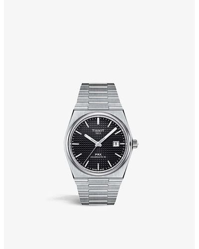 Tissot T1374071105100 Prx Stainless-steel Automatic Watch - Metallic