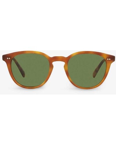 Oliver Peoples Ov5454su Desmon Sun Round-frame Tortoiseshell Acetate Sunglasses - Green
