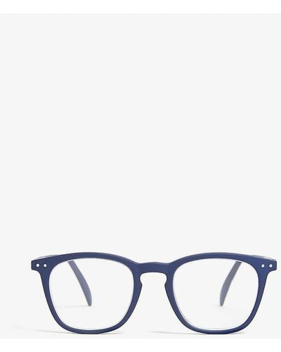 Izipizi #e Reading Square-frame Glasses +1.5 - Blue
