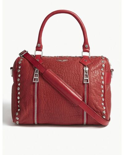 Zadig & Voltaire Sunny Small Bubble Outline Bag - Red