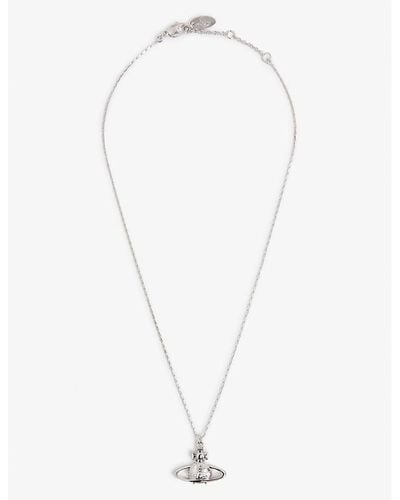 Vivienne Westwood Suzie Orb Silver-toned Brass Necklace - Metallic