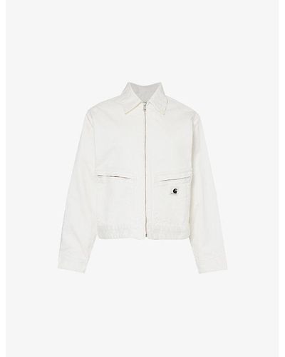 Carhartt Norris Regular-fit Cotton Jacket - White