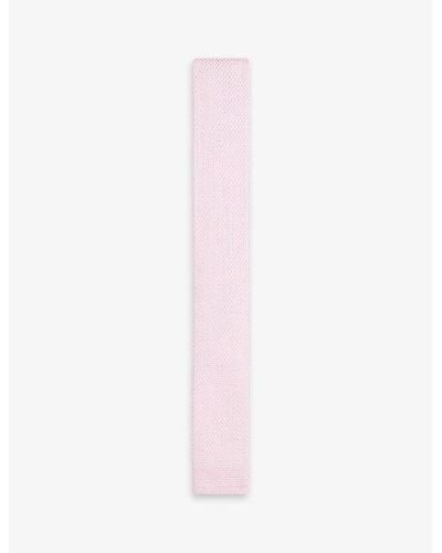 Ted Baker Kallino Knitted Tie - Pink