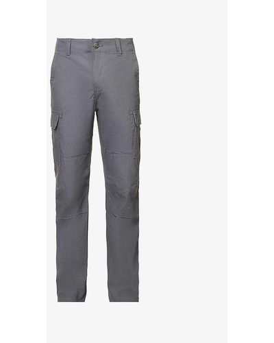 Dickies Millerville Straight-leg High-rise Cotton Trousers - Grey