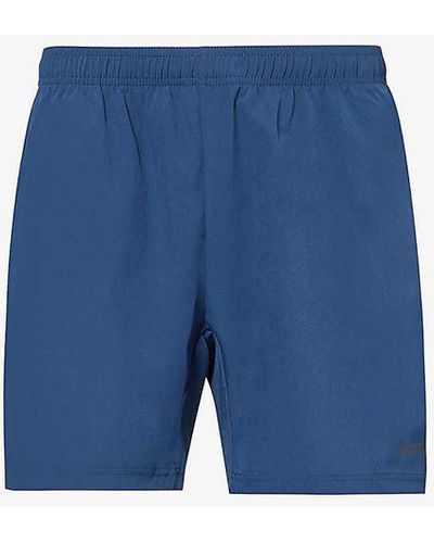 Björn Borg Essential Active Logo-print Stretch-recycled Polyester Shorts - Blue