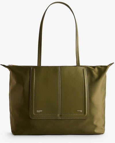 Ted Baker Voyaage Woven Tote Bag - Green