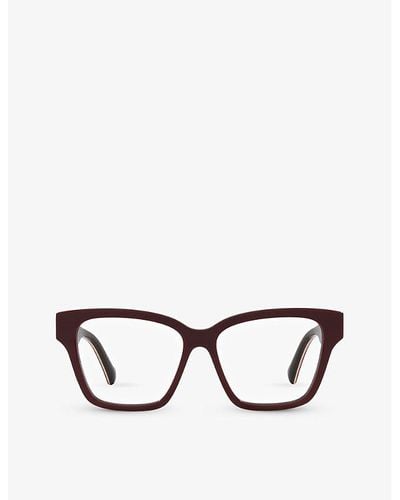 Gucci gg1302o Square-frame Acetate Eyeglasses - Black