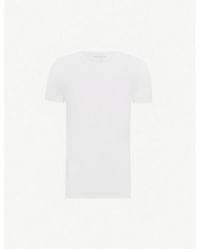Derek Rose Crewneck Modal T-shirt - White