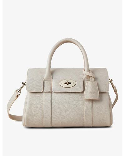 Mulberry Bayswater Small Leather Top-handle Bag - White