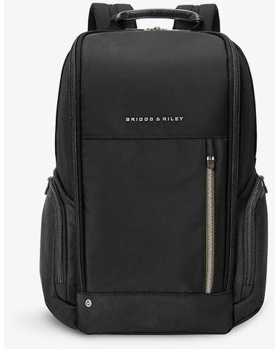 Briggs & Riley Widemouth Medium Nylon-blend Backpack - Black
