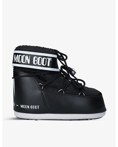 Moon Boot Icon Low 2 Lace-up Nylon Snow Boots X - Black