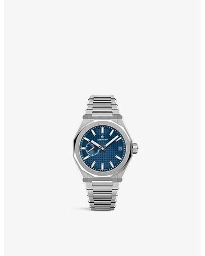 Zenith 03.9300.3620/51.i001 Defy Skyline Stainless-steel Automatic Watch - Blue