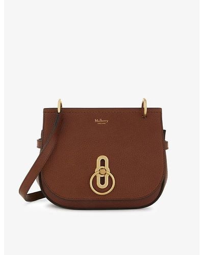 Mulberry Amberley Small Pebbled-leather Satchel Bag - Brown