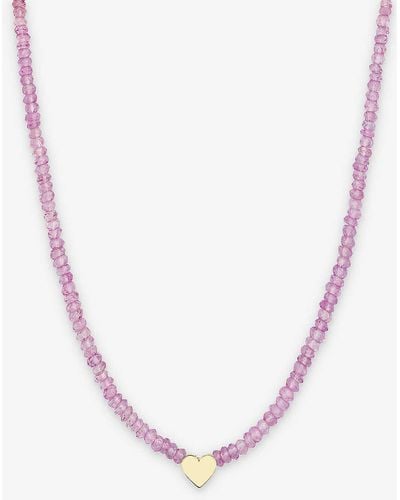 Roxanne First The Warrior S Heart Necklace - Pink