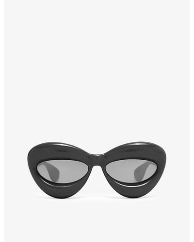 Loewe G00036ix02 Cat-eye Acetate Sunglasses - Gray