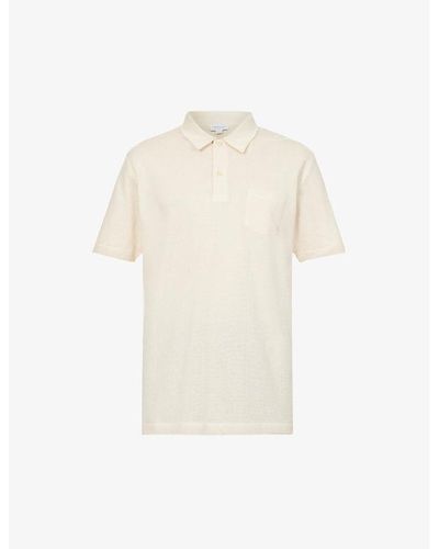 Sunspel Riviera Regular-fit Cotton-jersey Polo Shirt - White