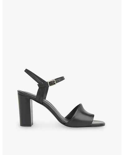 Whistles Lilley Ankle-strap Leather Heeled Sandals - White